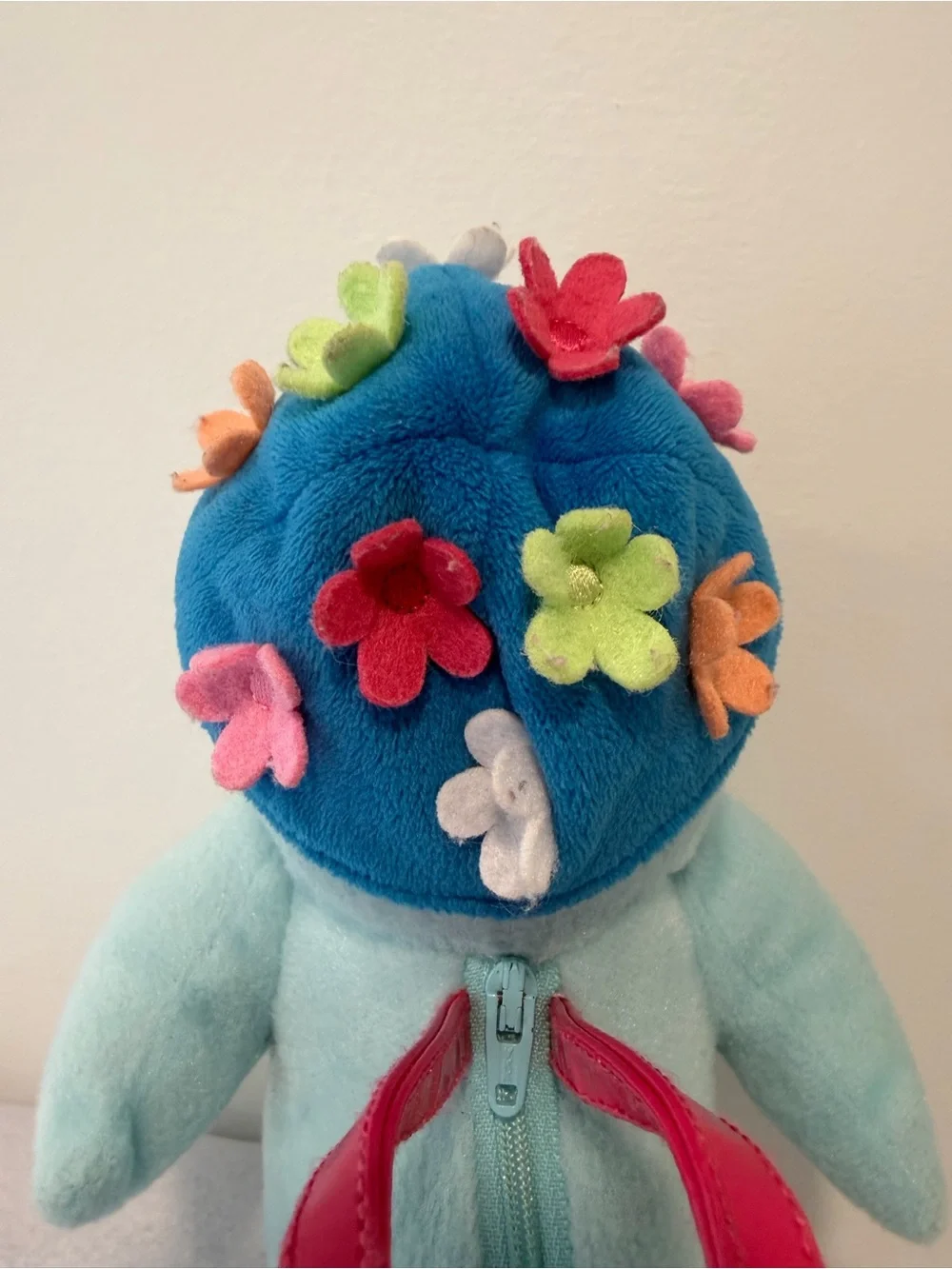Gymboree Retired Swimming Seal Plush Purse Blue Floral Swim Cap Pink Straps Rare